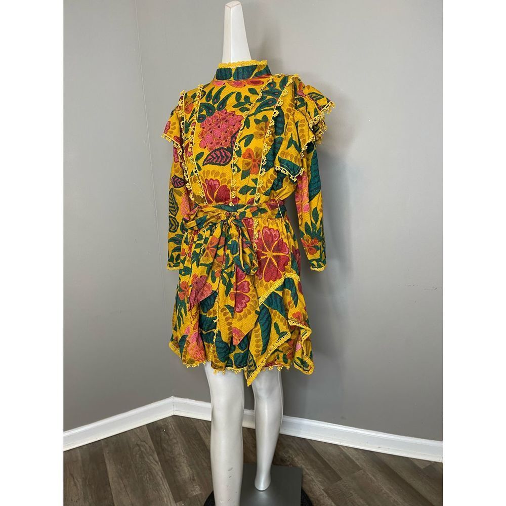 Farm Rio
Cotton Ruffle Minidress - Picture 7 of 10
